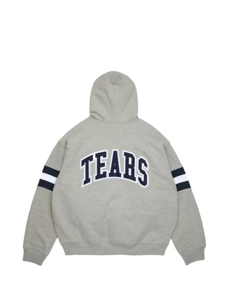 Hanorac cu glugă Denim Tears cu aplicații gri