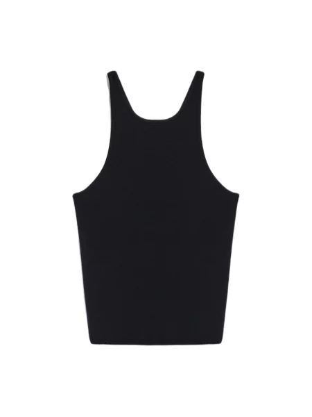 Top Max Mara wełniany niebieski