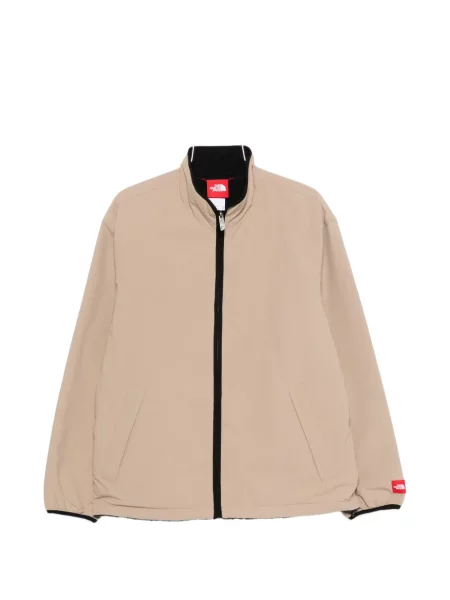 Geacă The North Face din fleece roșu