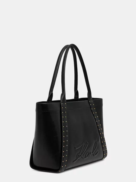 Shopper kabelka Karl Lagerfeld čierna