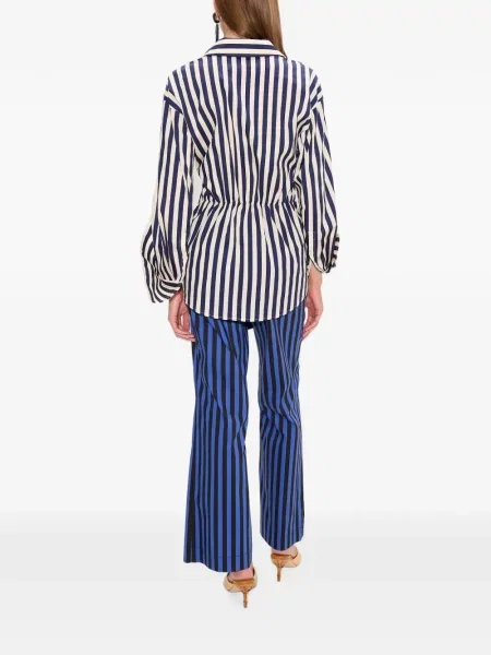 Pantaloni Simon Miller din poplin albastru