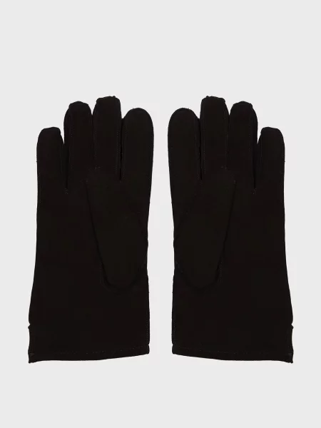 Замшевые перчатки Gant черные