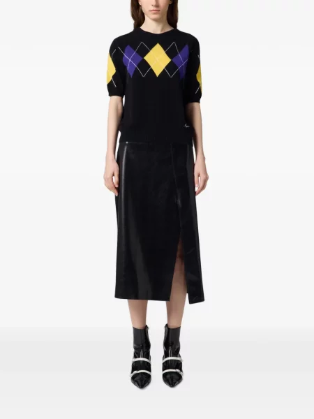 Fustă midi Msgm negru