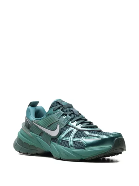 Sneakerși Nike Air Force 1 alergare din piele de căprioară cu bretele gri