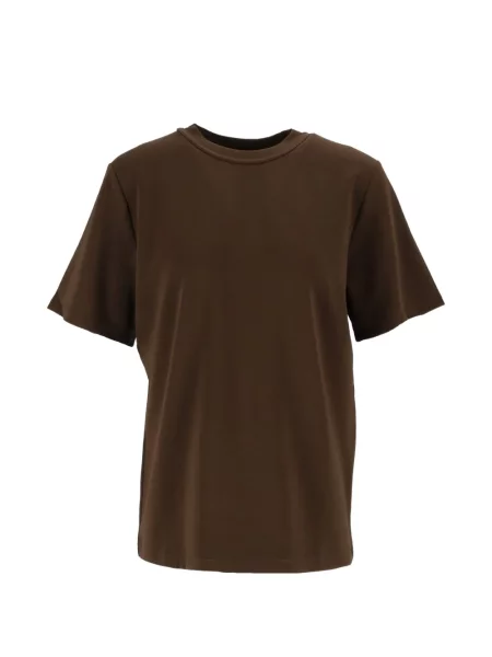 Tricou Eleh cu decolteu rotund maro