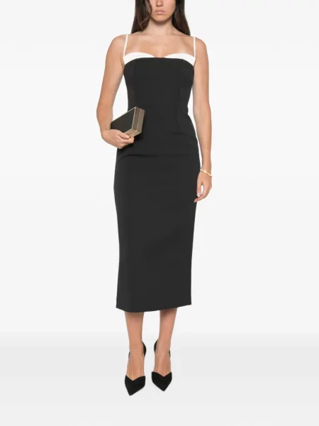 Rochie midi Simkhai cu bretele negru