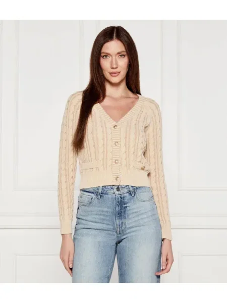 GUESS Cardigan GISELLE | Cropped Fit bej
