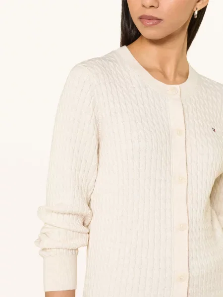 Tommy Hilfiger Kardigan Écru beżowy