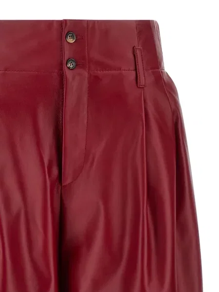 Pantaloni Alberta Ferretti roșu
