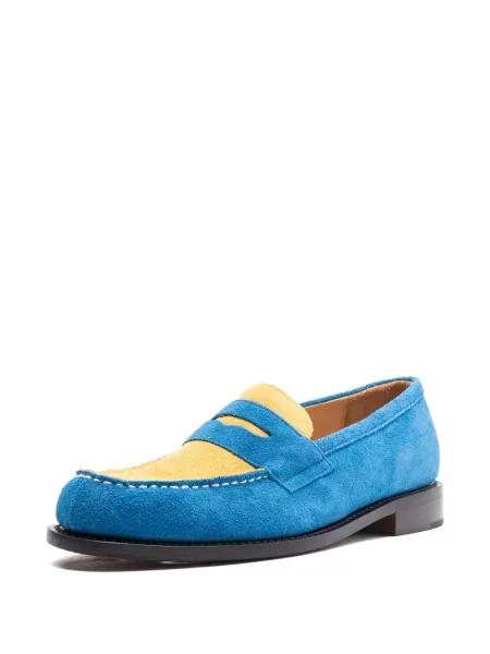 Pantofi loafer Hender Scheme din piele de căprioară albastru
