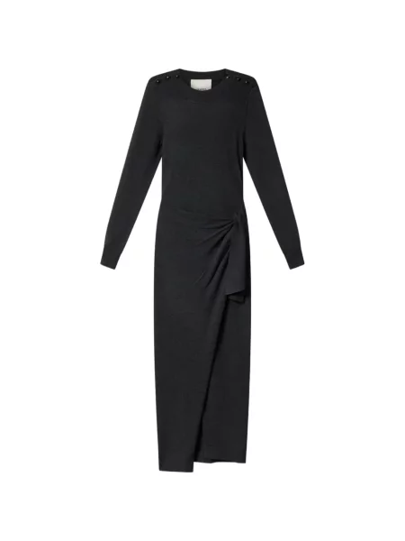 Lung rochie Isabel Marant tricotate gri