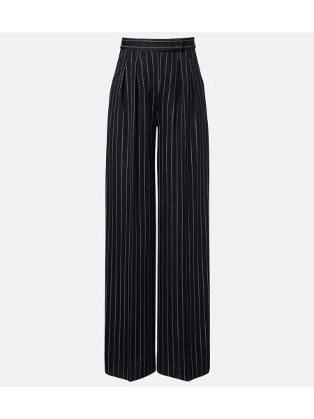 Pantaloni Max Mara albastru