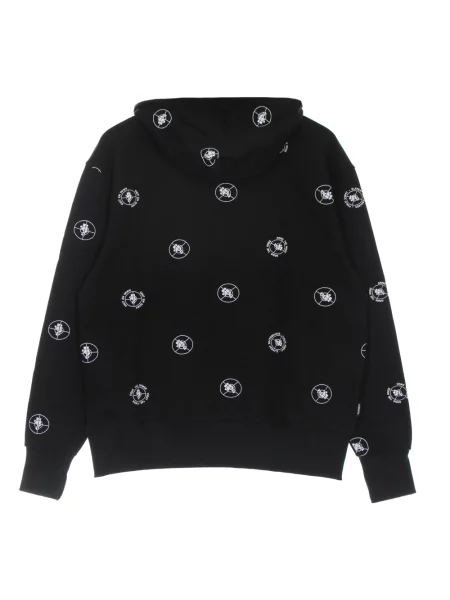 Bluza z kapturem Element w grochy z kapturem czarna