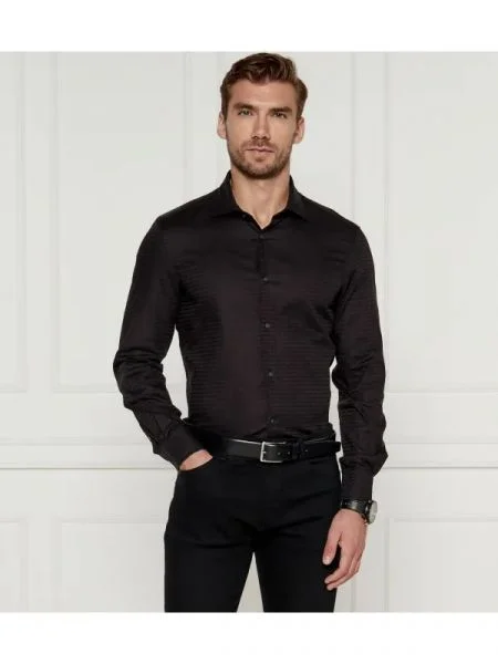 Emporio Armani Cămașă negru
