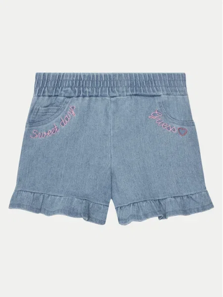 Guess Pantaloni scurți de blugi albastru