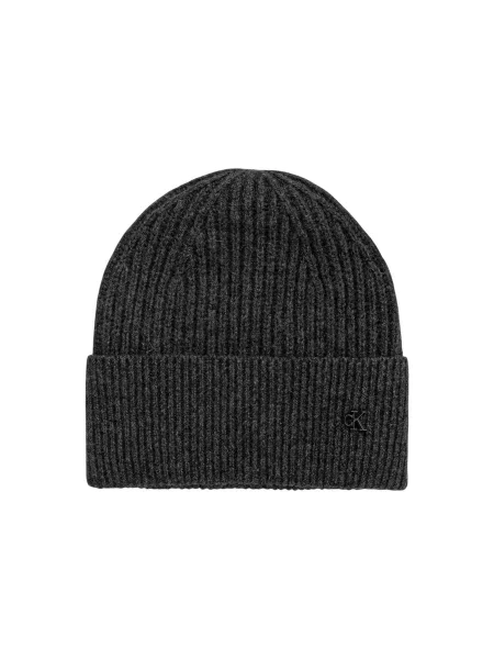 Calvin Klein Căciulă Ck Metal Wool Beanie gri