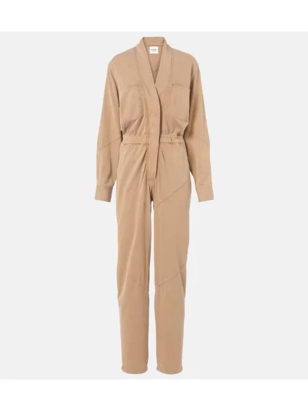 Salopetă Marant Etoile din jerseu verde