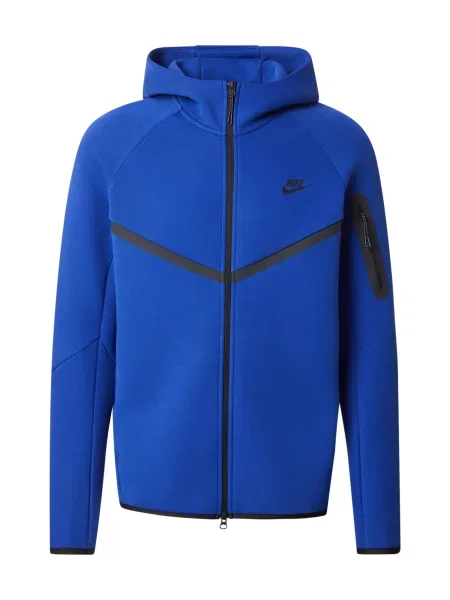 Nike Sportswear Hanorac Tech Fleece albastru negru