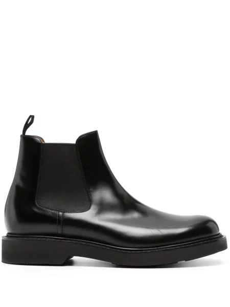 Botine chelsea Church's din piele negru