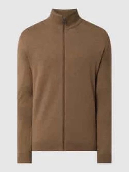 Kurtka z dzianiny o kroju regular fit z czystej bawełny model ‘BERG’ Selected Homme