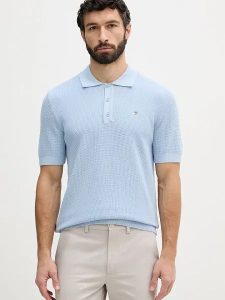 Gant polo bărbați din albastru