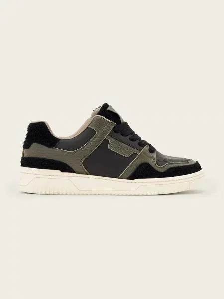 AllSaints sneakers din piele Regan Plus Low Top negru