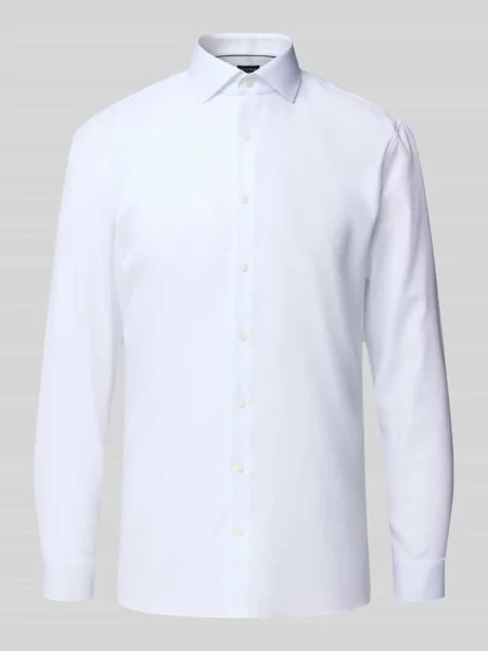 Koszula biznesowa o kroju super slim fit z kołnierzykiem typu kent model ‘Royal’ Olymp No. Six biała