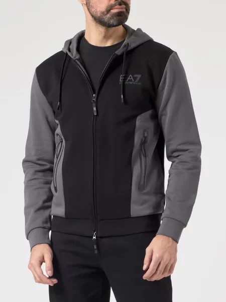 Спортивна кофта Ea7 Emporio Armani чорна