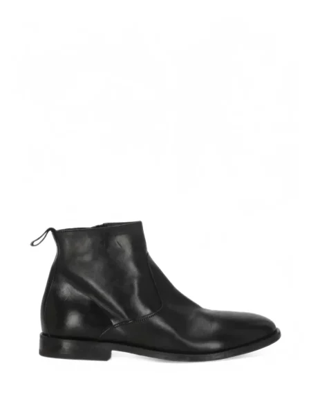 Botine Moma din piele negru
