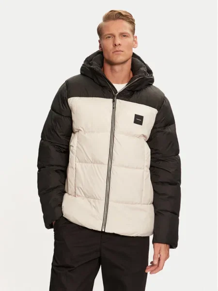 Calvin Klein Geacă din puf Bej negru