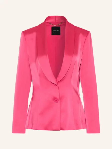 Marc Cain Satyna Marynarka pink fioletowa