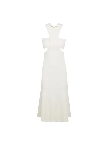 Sukienka Alexander Mcqueen dzwony garniturowa biała