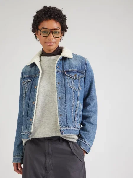 LEVI'S ® Prechodná bunda denim modrá