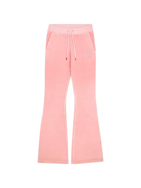 Pantaloni Juicy Couture evazate roz