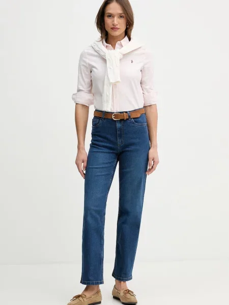 Сорочка U.S. Polo Assn. STRIPE STRETCH CLASSIC FIT OXFORD