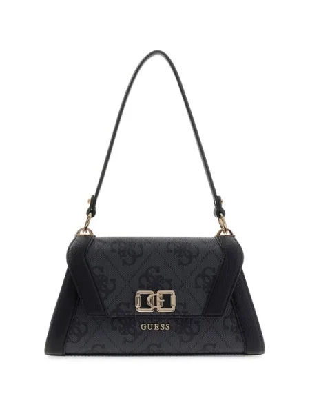 Дамска чанта Guess Karnilla Сив черно