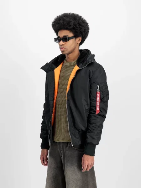 ALPHA INDUSTRIES Geacă de iarnă negru