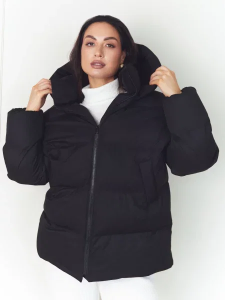 Пуховик Seventeen чорний