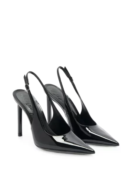 Pantofi cu toc Sam Edelman slingback negru