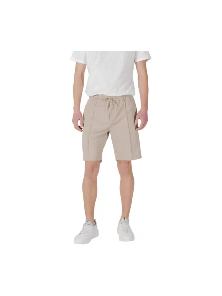 Szorty Antony Morato wiązane beżowe