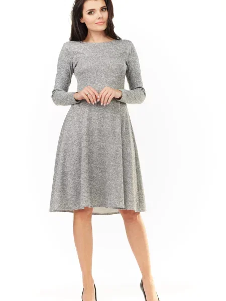 Sukienka jeansowa Awama szara