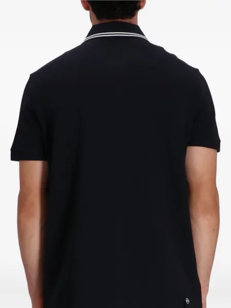 Tricou polo Armani Exchange negru