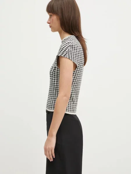 Блузка Maison Margiela візерунок бежевий