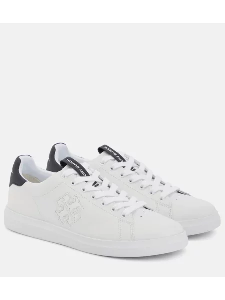 Usnjene superge Tory Burch bela