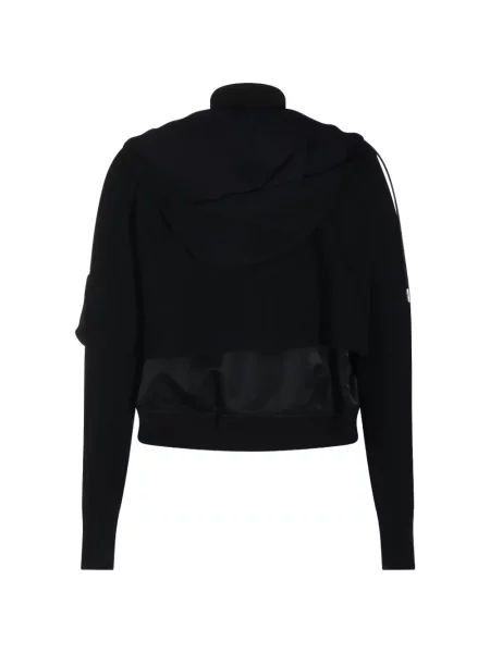 Geacă Sacai cu glugă negru