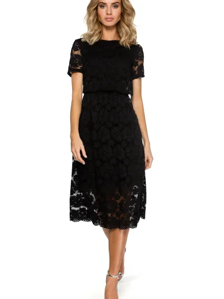 Sukienka Made Of Emotion koronkowa czarna