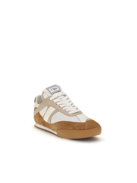 Sneakersy Chloe skórzane brązowe