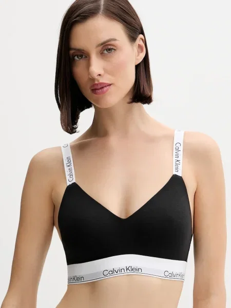 Calvin Klein Underwear braletka s bavlnou černá