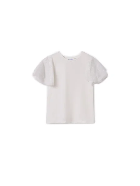 Mayoral Póló Ekru Regular Fit