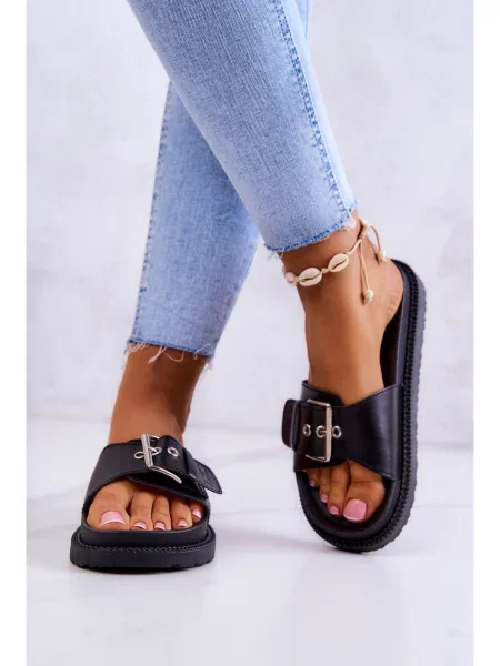 Šľapky Big Star Shoes čierna